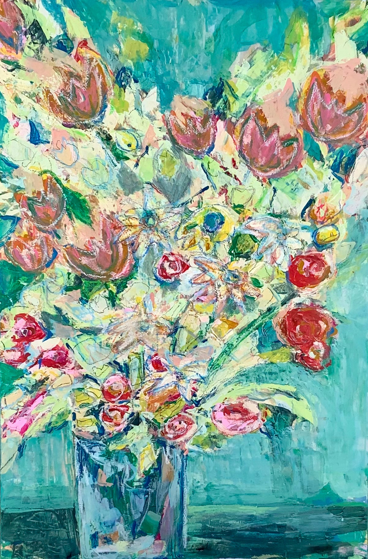 Fancy, 24x36, Acrylic on Canvas