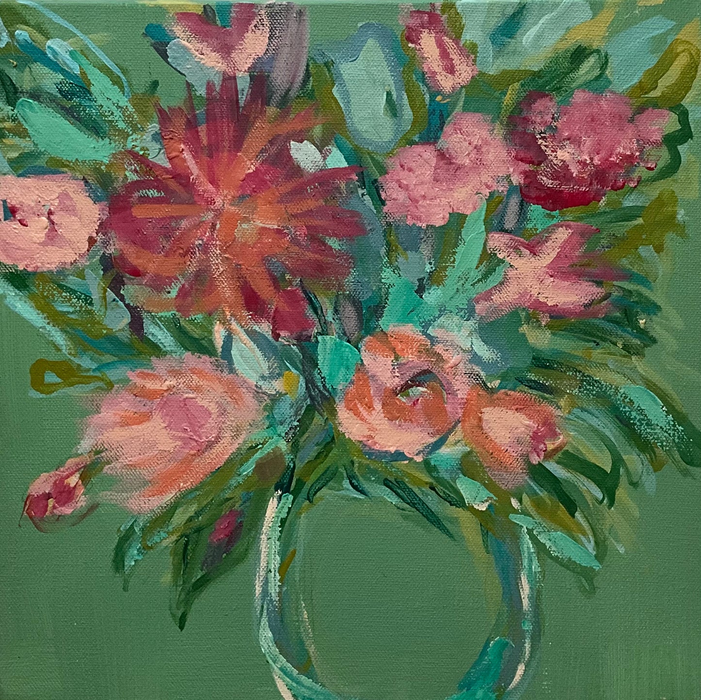 Luna, 12x12x1.5, Acrylic on Canvas