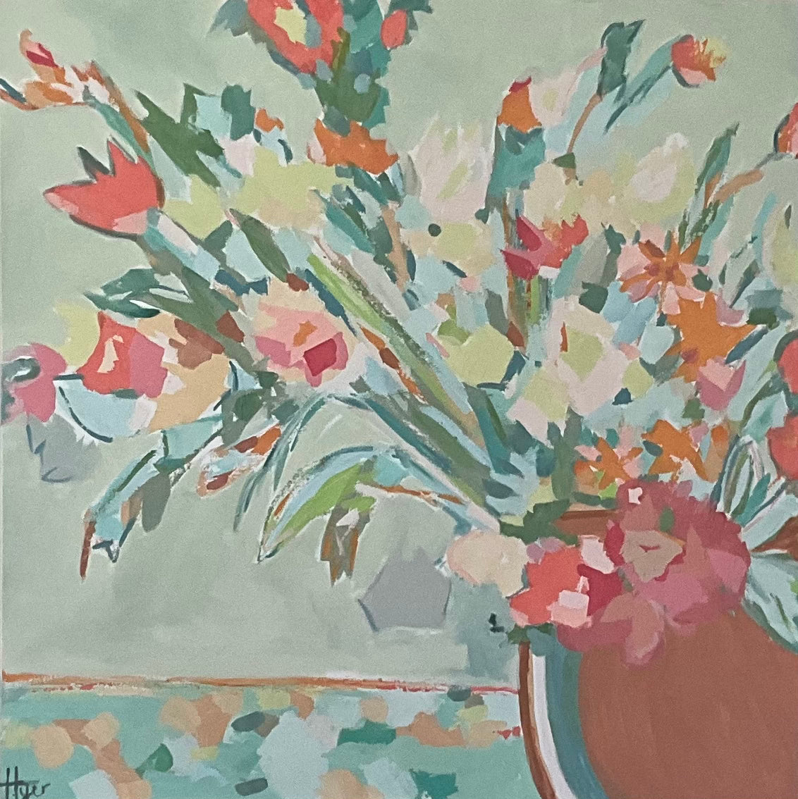 Larson, 36x36, Acrylic on Canvas