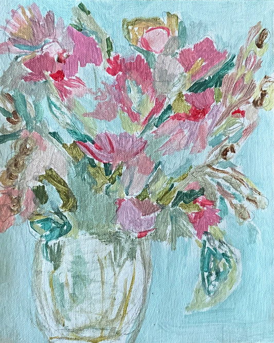 Lulu, 8x10 Acrylic on Canvas Sheet