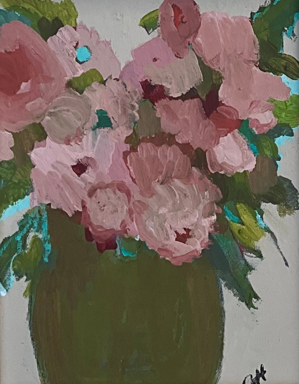 The Holly, Acrylic on Canvas, 9x12